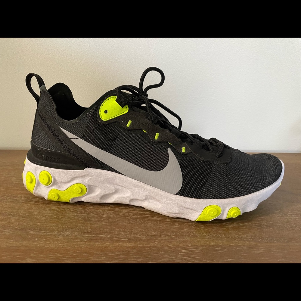 Nike React Element Black Volt (Size 10) - image 2